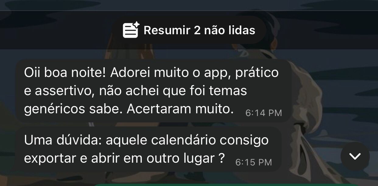 Feedback real dizendo que o LOUMI é prático, assertivo e acertou muito